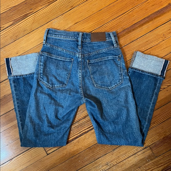 Madewell Classic Straight Jeans in Cristoforo Wash: Selvedge Edition - Picture 5 of 11